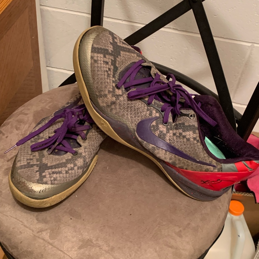 Kobe Bryant Nike Shoes Purple & Red NO SIZE* READ DESCRIPTION****